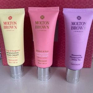~ Molton Brown London ~  3 1.4oz / 40ml Hand Cream Gift Set